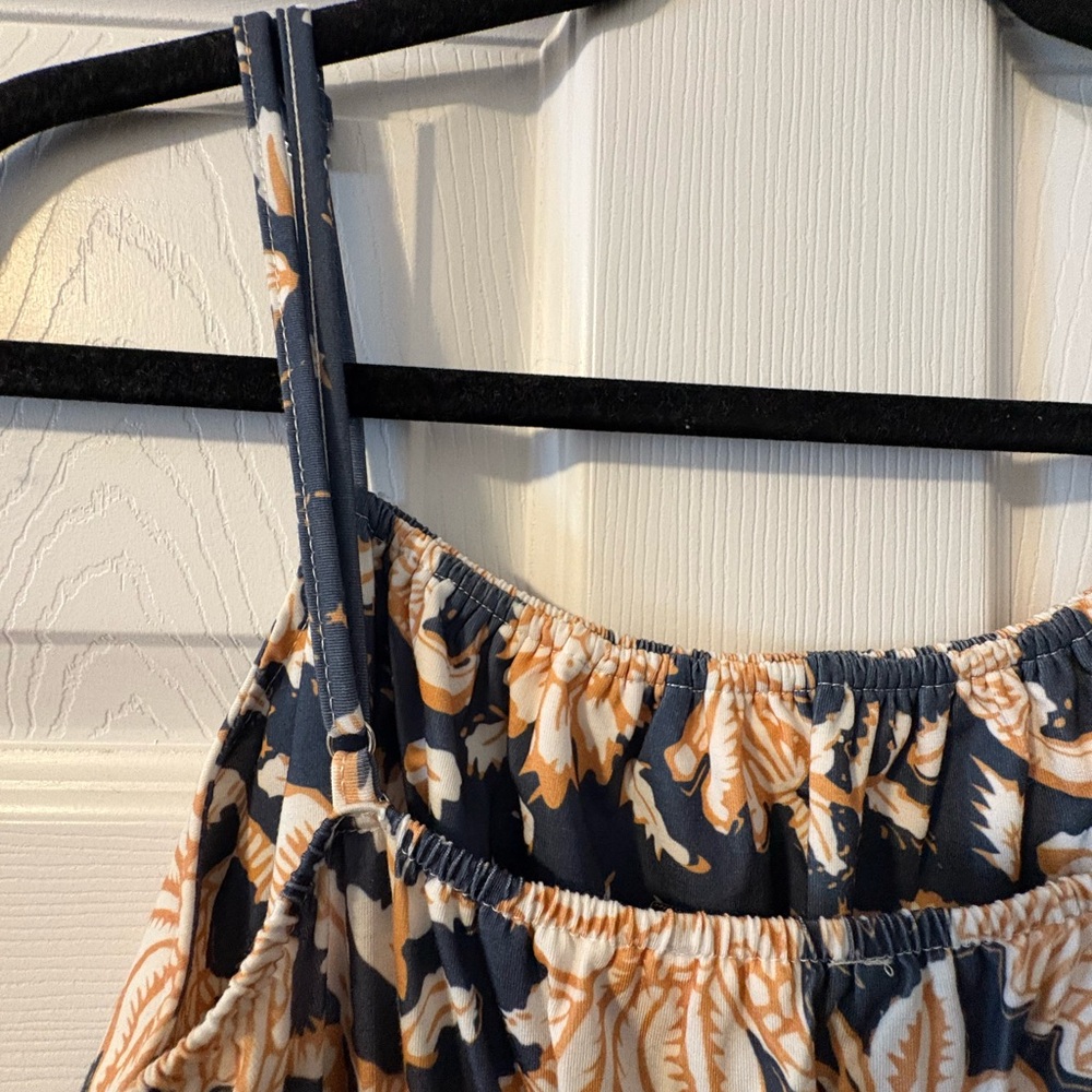 Floral Maxi Spaghetti Strap Smocked Dress with Pockets - Picture 7 of 9